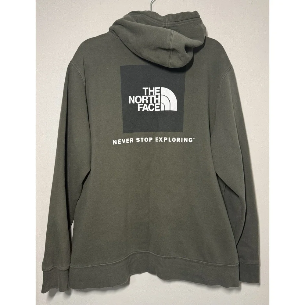 The North Face Never Stop Exploring Pullover Hoodie Men's Size XL Green Casual